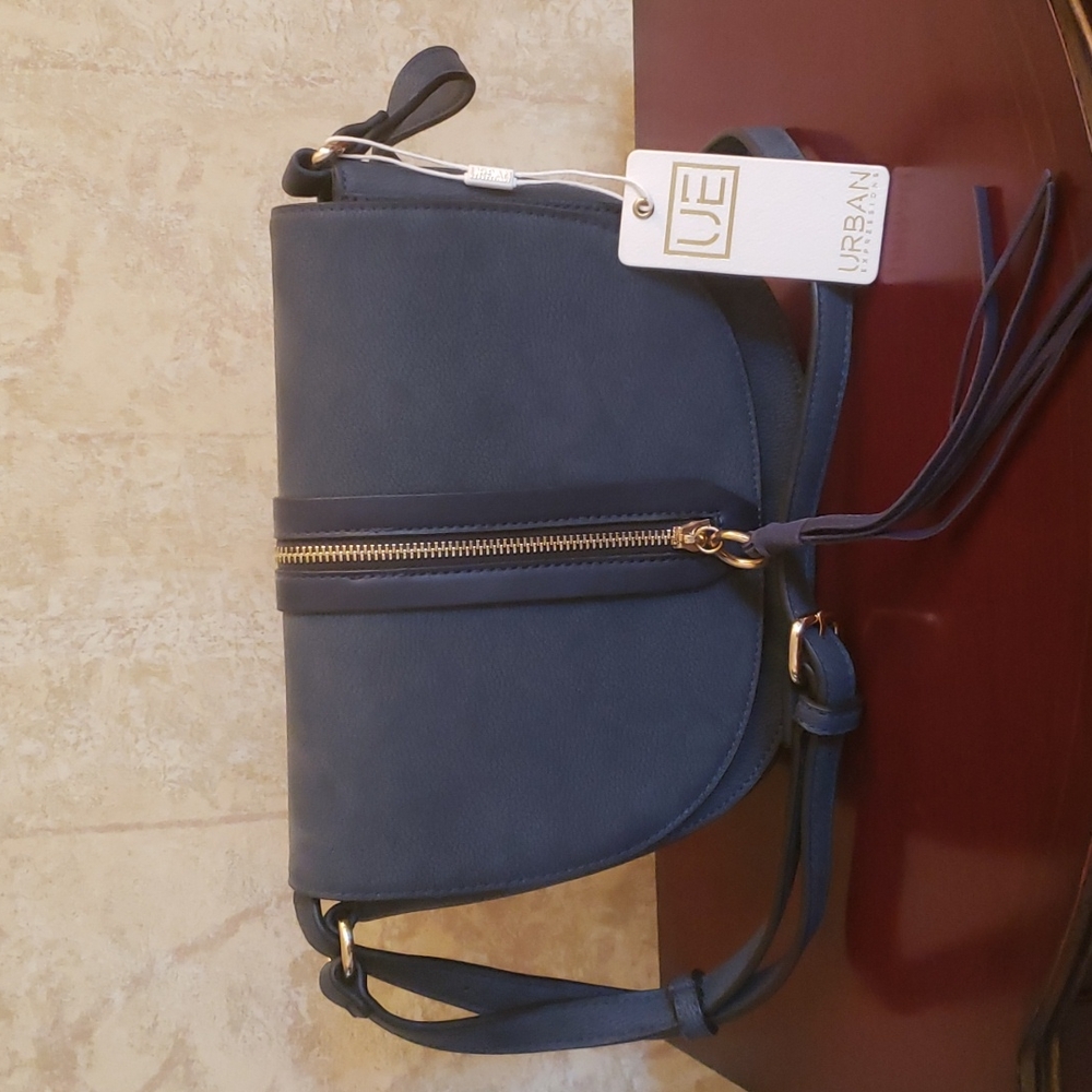 Blue Canvas Bag by Urban Expressions